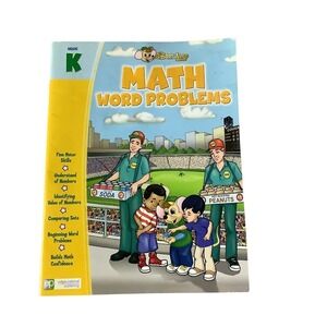 Smart Alec Series Grade K Math Word Problems Workbook Kids Skills Builder Educat